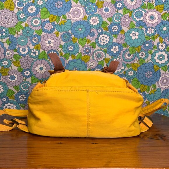 Doughnut Macaroon Backpack in Mustard - Picture 6 of 16